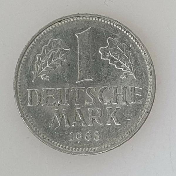 1 DM 1968 F -Bundesrepublik Deutschland-