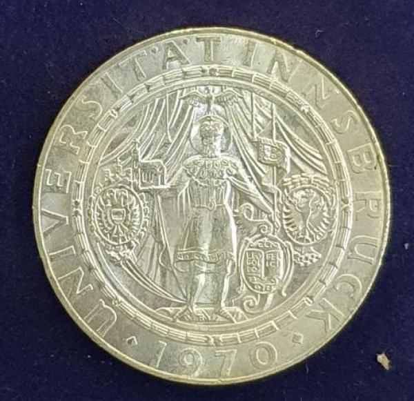50 Schilling 1970, Universität Innsbruck, Österreich, Silber 900
