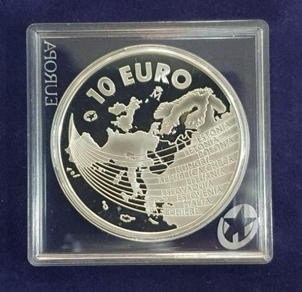 10 EURO 2004, Erweiterung der EU, Spanien, Silber 925