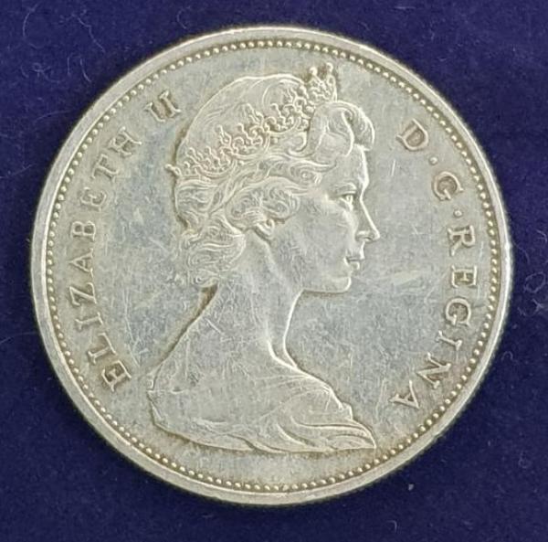 1 Dollar 1965, Kanu, Kanada, Silber 800