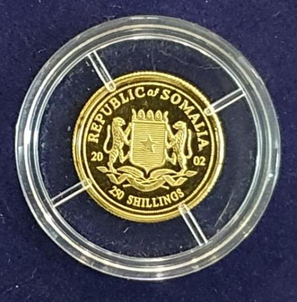 250 Shillings 2002, Heinz Rühmann, Somalia, Gold 999,9