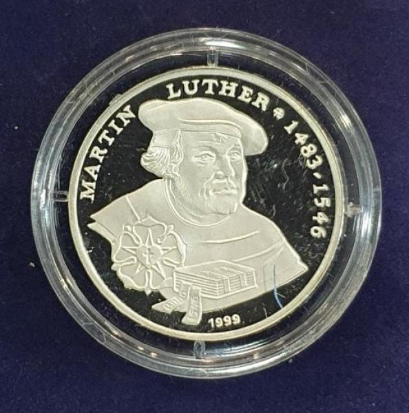 1000 Francs 1999, Martin Luther, Togo, Silber 999