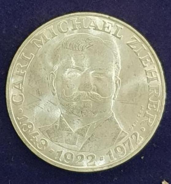 25 Schilling 1972, Carl Michael Ziehrer, Österreich, Silber 800
