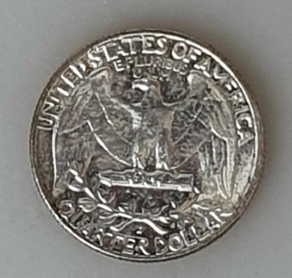 1/4 Dollar 1960, Washington Quarter, USA aus 900er Silber