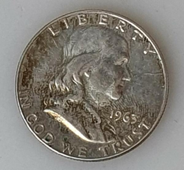1/2 Dollar 1963, Franklin Half Dollar, USA,  aus 900er Silber