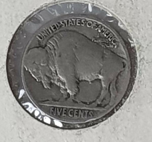 5 Cent 1937, "Buffalo Nickel - Indian" USA aus CuNi