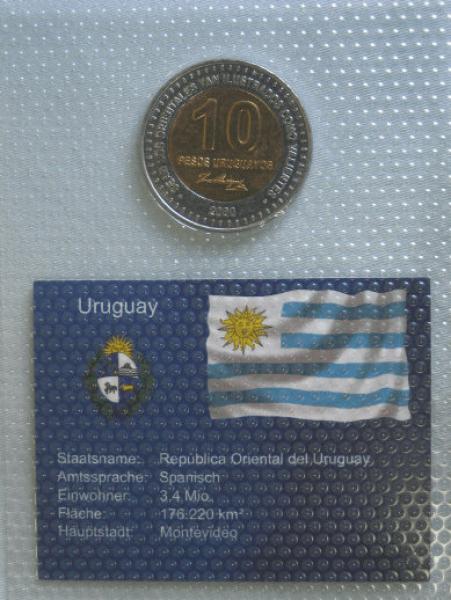 10 Pesos Uruguayos aus Uruguay 2000
