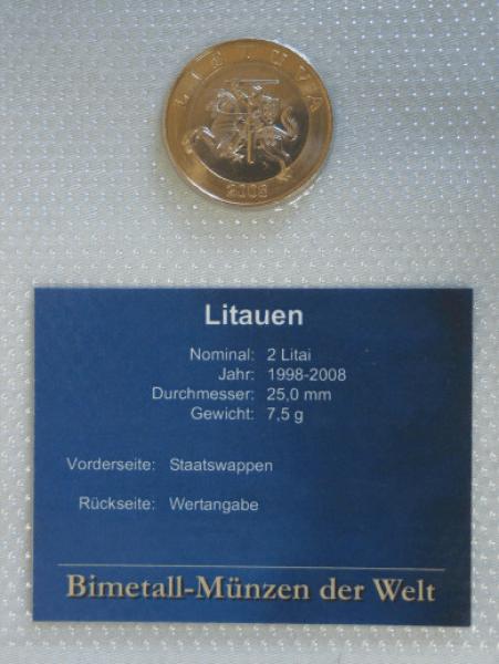 2 Litai aus Litauen 2008