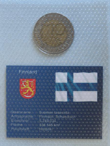 10 Markkaa aus Finnland 1993
