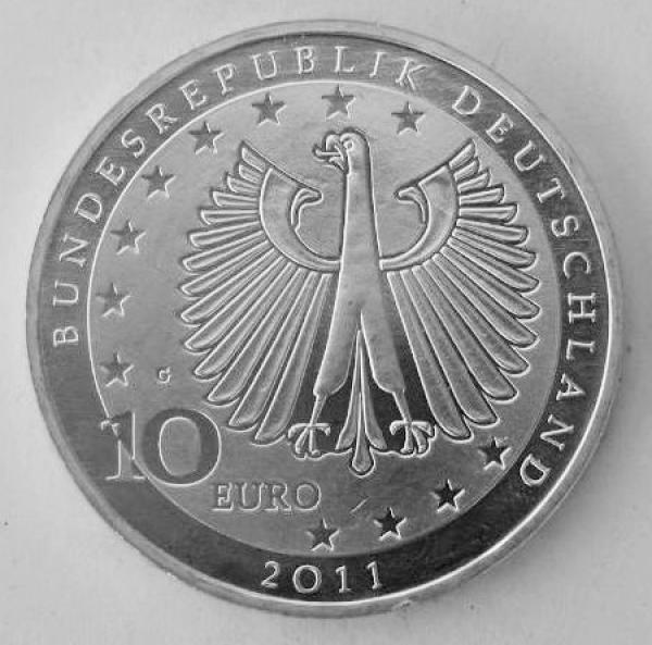 10 EUR Gedenkmünze "200. Geburtstag Franz Liszt" aus 625er Silber