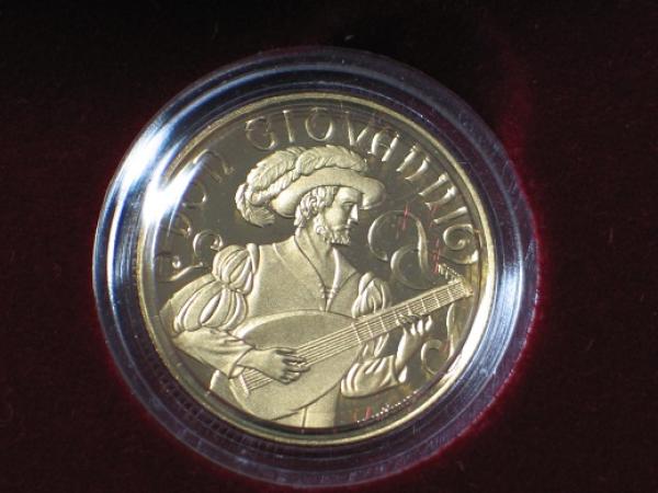 500 Schilling "Mozart - Don Giovanni", 1991 Österreich 986er Gold in OVP mit Zertifikat