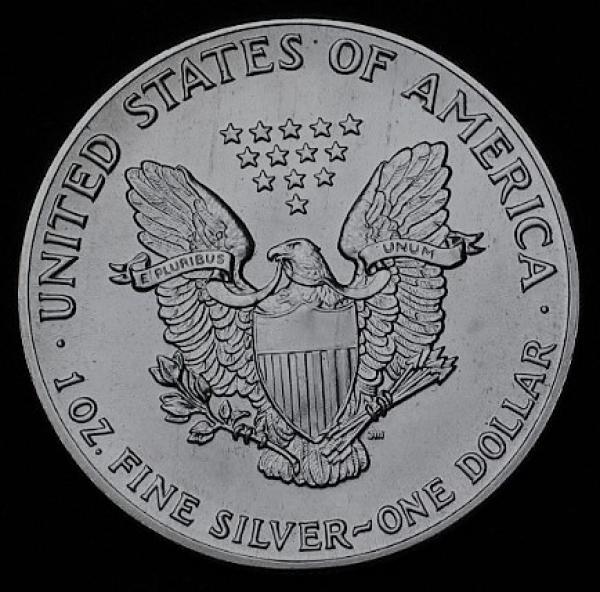 1 oz American Eagle 1989, USA, 999er Silber