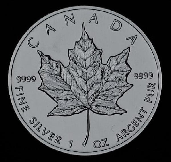 1 oz Maple Leaf 1993, Canada, 999er Feinsilber