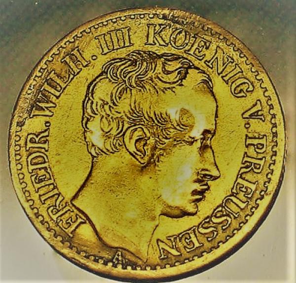 1/2 Friedrichs d´or 1833 A. Jaeger 108, AKS 8, Divo/ Schramm 163 , Friedberg 2430