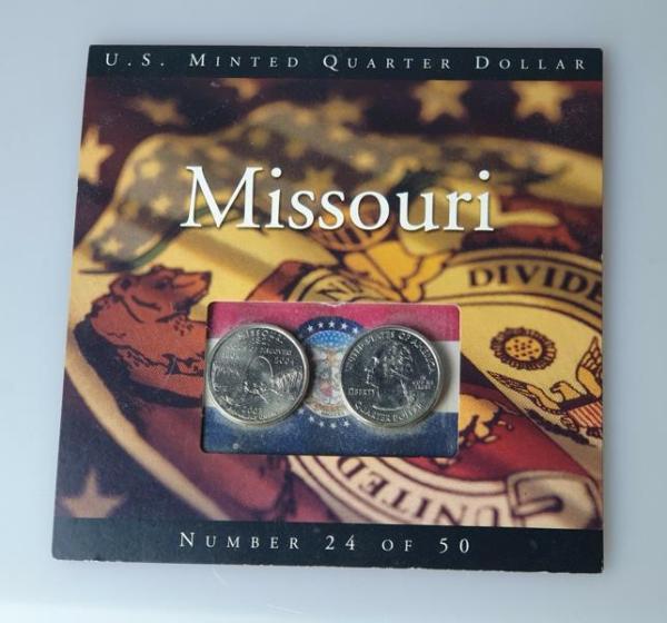 Missouri Quarter 2003 2x 25 Cent in OVP