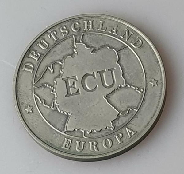 Medaille "Ecu" 1992 Deutschland Merkator Hamburg