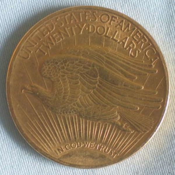 20$ US "Liberty Walking Saint Gaudens - Double Eagle" 1928 USA 900er Gold