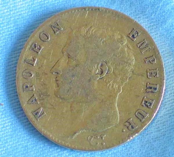 20 Francs "Napoleon" AN 13" (wohl 1804/1805) "A" Frankreich 900er Gold