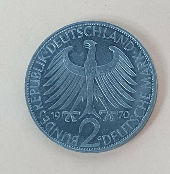 2 DM 1970 G  -Max Planck- Bundesrepublik Deutschland
