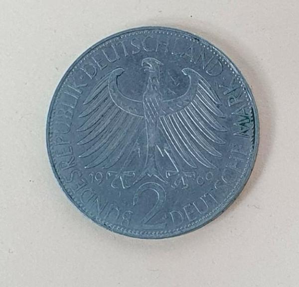 2 DM 1969 J  -Max Planck- Bundesrepublik Deutschland