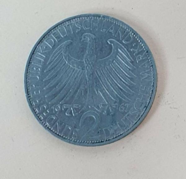 2 DM 1967 F  -Max Planck- Bundesrepublik Deutschland
