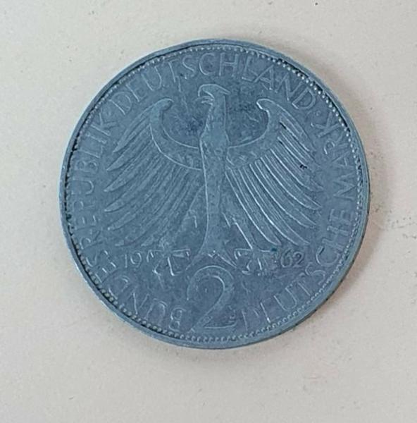 2 DM 1962 J  -Max Planck- Bundesrepublik Deutschland