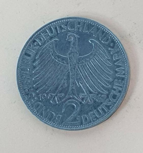 2 DM 1967 G  -Max Planck- Bundesrepublik Deutschland