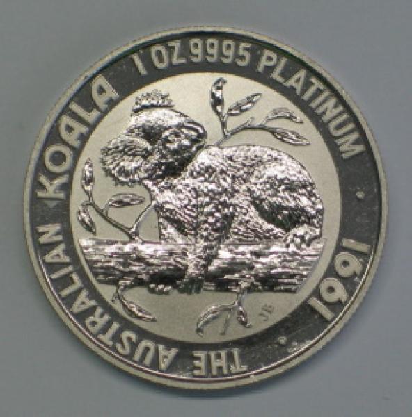 1 oz "The Australian Koala" 1991, Platin 999,5, Australien
