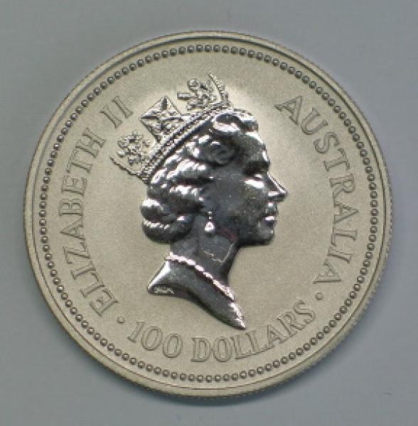 1 oz "The Australian Koala" 1991, Platin 999,5, Australien