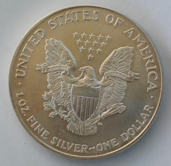 1 oz American Eagle 1996, USA, 999er Silber