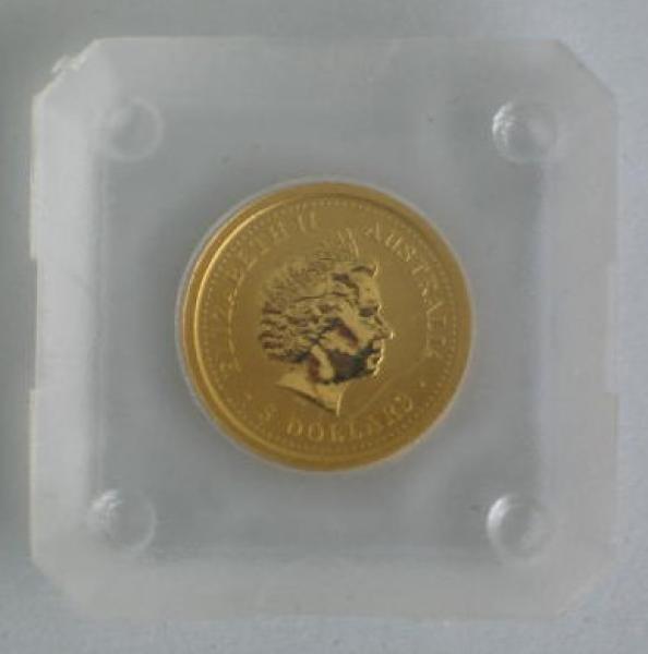 Australian Känguru 1/20 oz (Unze) 1999, Australian Kangaroo, Anlagemünze, 999,9 Feingold in OVP