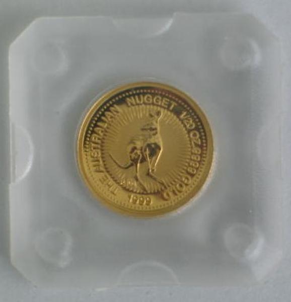 Australian Känguru 1/20 oz (Unze) 1999, Australian Kangaroo, Anlagemünze, 999,9 Feingold in OVP