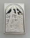 Medaille Barrenform "Adam und Eva" Pontificium Biblicum Institutum, 1000er Silber, Gewicht: 25,9g
