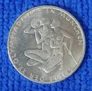 10 DM Gedenkmünze "Athleten, 3. Motiv der Olympiamünze - Ausgabe 1971" "J" aus 625er Silber
