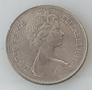 10 New Pence 1975 Königin Elisabeth II, Großbritannien aus CuNi