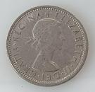 2 Schilling -Two Shillings- Florin 1966 Königin Elisabeth II, Großbritannien aus CuNi